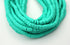 6mm vinyl Heishi beads teal polymer clay beads